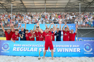 Moldova become Euro Beach Soccer League Division B Regular stage winner!
