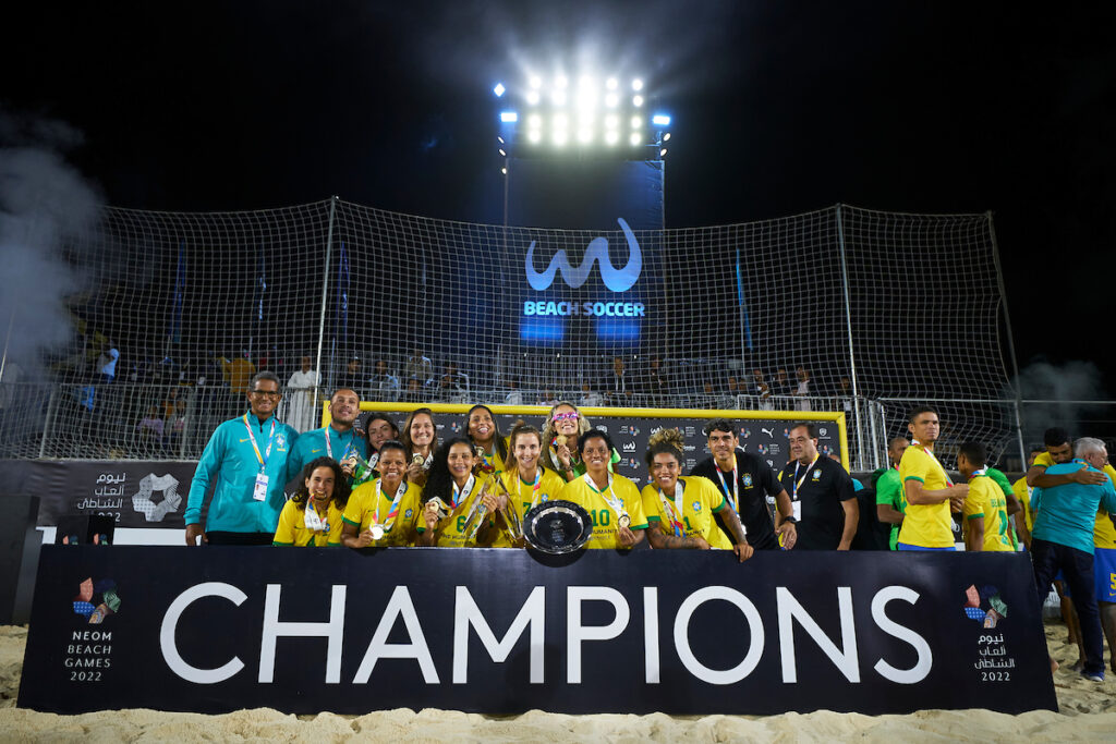 Brazil are the Women's NEOM Cup champions – Beach Soccer Worldwide