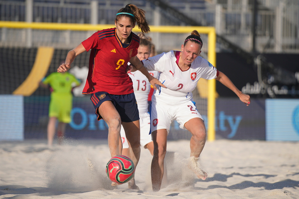 Campeonato feminino de Beach Soccer