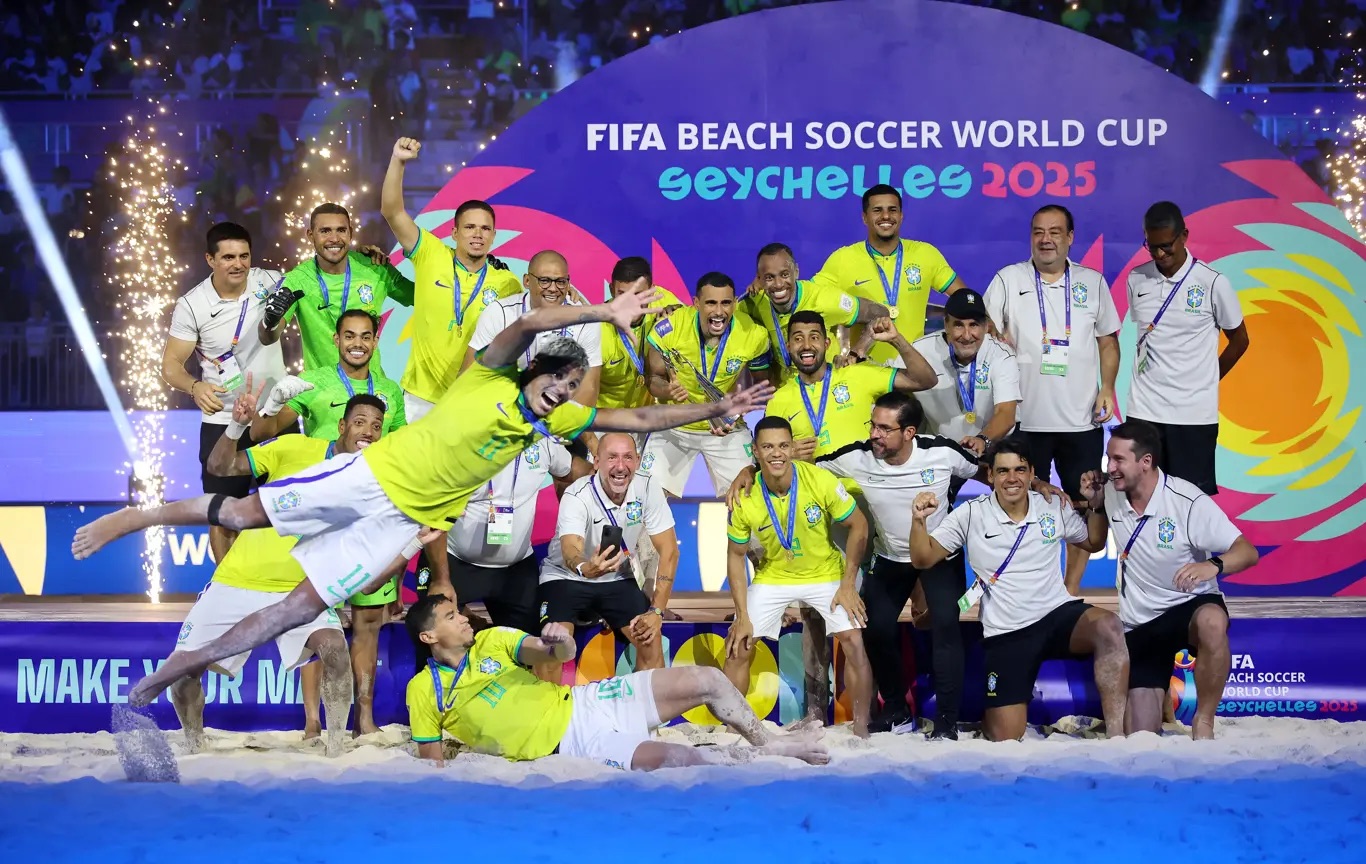 Sensational Brazil lift Beach Soccer World Cup for seventh time